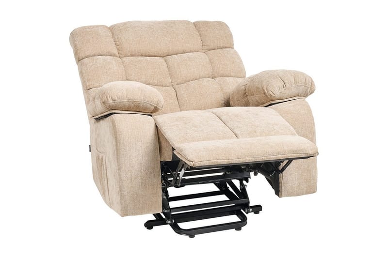Elektrisk reclinerstol Ares Beige - Beige - Møbler - Stoler & lenestoler - Lenestoler - Liggestol