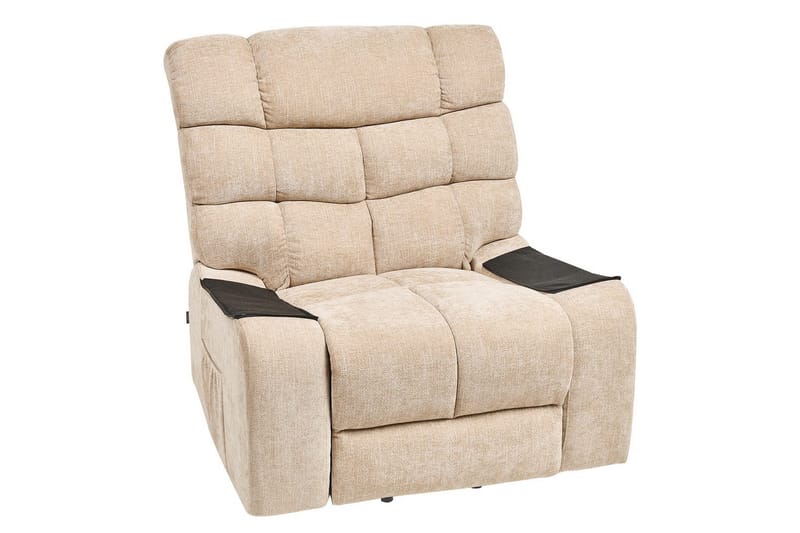 Elektrisk reclinerstol Ares Beige - Beige - Møbler - Stoler & lenestoler - Lenestoler - Liggestol
