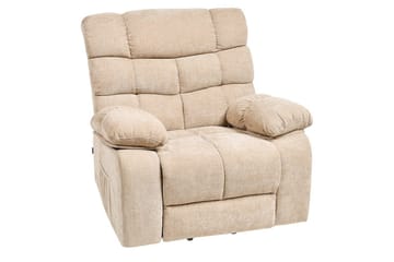 Elektrisk reclinerstol Ares Beige - Beige - Møbler - Stoler & lenestoler - Lenestoler - Recliner & kinostol