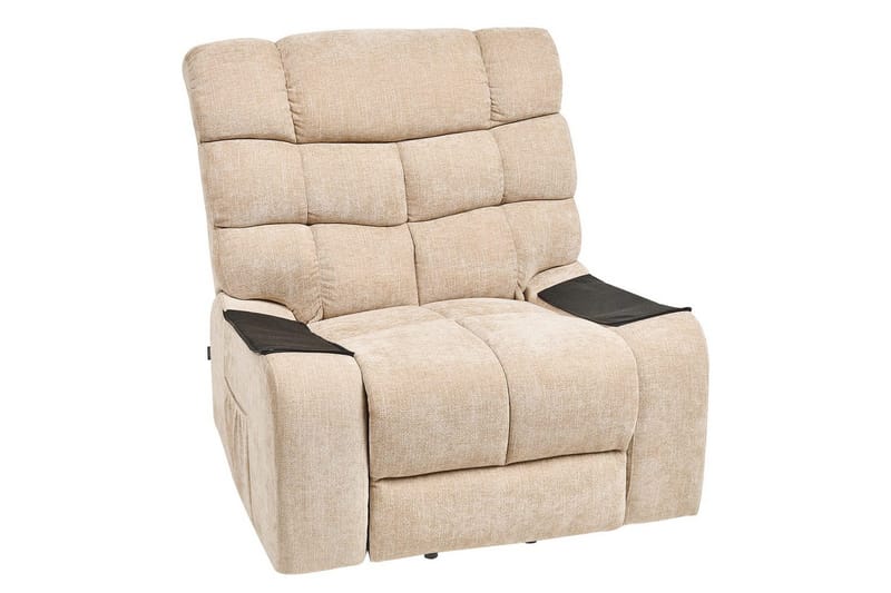 Elektrisk reclinerstol Ares Beige - Beige - Møbler - Stoler & lenestoler - Lenestoler - Recliner & kinostol