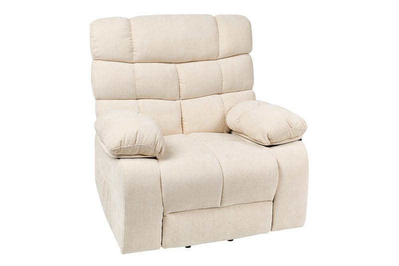 Elektrisk reclinerstol Ares Lysebeige - Lysebeige - Møbler - Stoler & lenestoler - Lenestoler - Liggestol
