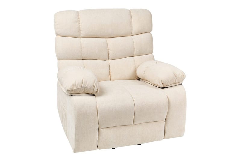 Elektrisk reclinerstol Ares Lysebeige - Lysebeige - Møbler - Stoler & lenestoler - Lenestoler - Recliner & kinostol