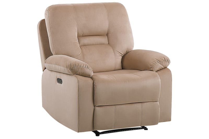 Elektrisk reclinerstol Bergen Beige - Beige - Møbler - Stoler & lenestoler - Lenestoler - Liggestol