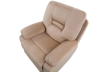 Elektrisk reclinerstol Bergen Beige - Beige - Møbler - Stoler & lenestoler - Lenestoler - Liggestol