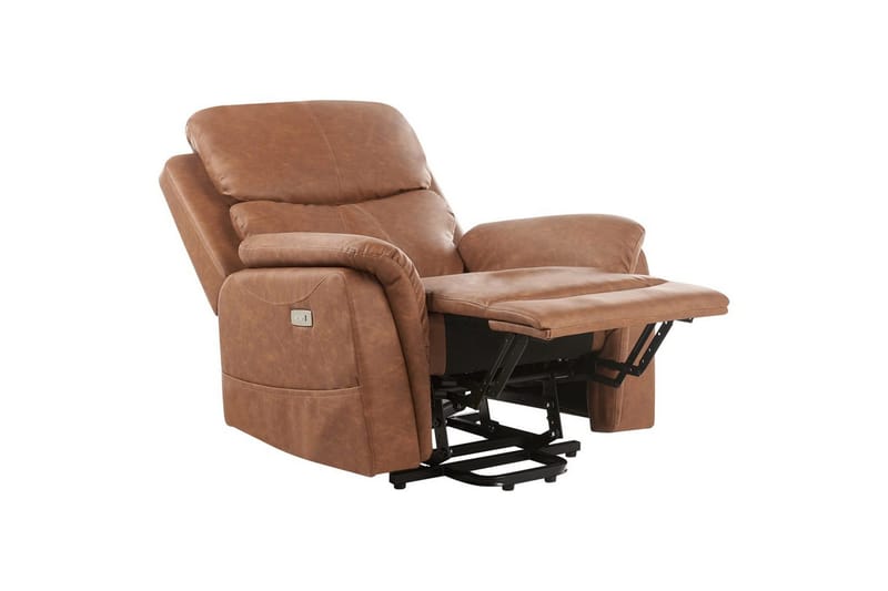 Elektrisk reclinerstol Glorie Brun - Brun - Møbler - Stoler & lenestoler - Lenestoler - Massasjestol