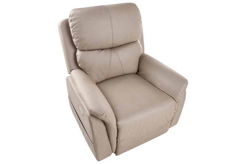 Elektrisk reclinerstol Glorie Grå - Grå - Møbler - Stoler & lenestoler - Lenestoler - Massasjestol