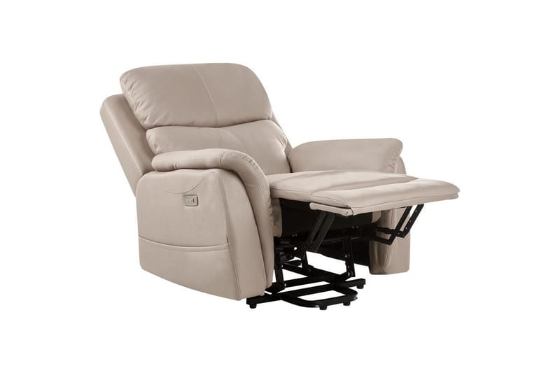 Elektrisk reclinerstol Glorie Grå - Grå - Møbler - Stoler & lenestoler - Lenestoler - Massasjestol