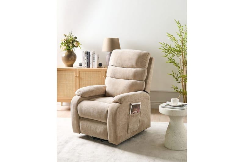 Elektrisk reclinerstol Rise Beige - Beige - Møbler - Stoler & lenestoler - Lenestoler - Liggestol