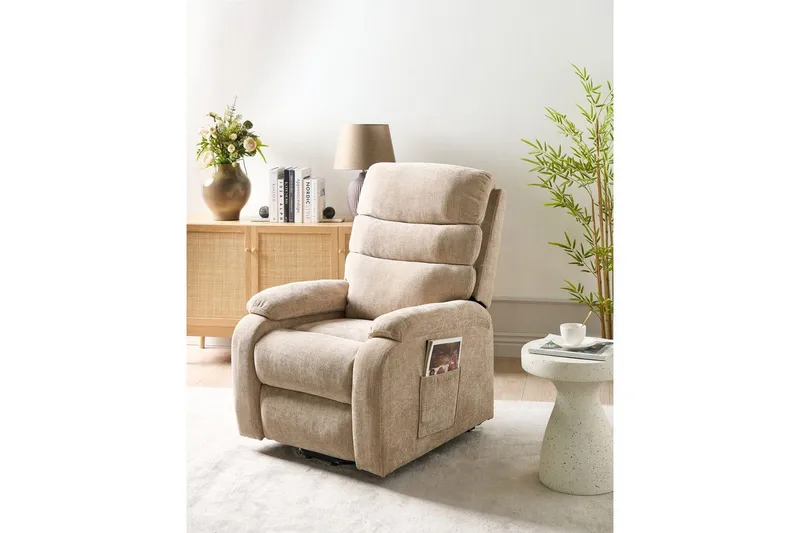 Elektrisk reclinerstol Rise Beige - Beige - Møbler - Stoler & lenestoler - Lenestoler - Recliner & kinostol