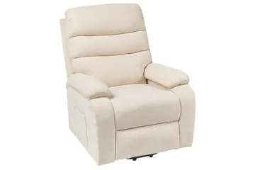 Elektrisk reclinerstol Rise Lysebeige - Lysebeige - Møbler - Stoler & lenestoler - Lenestoler - Recliner & kinostol
