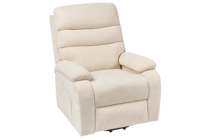 Elektrisk reclinerstol Rise Lysebeige - Lysebeige - Møbler - Stoler & lenestoler - Lenestoler - Recliner & kinostol