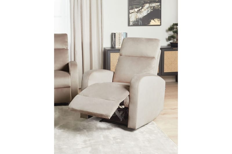 Elektrisk reclinerstol Verdal Elektrisk Beige - Beige - Møbler - Stoler & lenestoler - Lenestoler - Liggestol