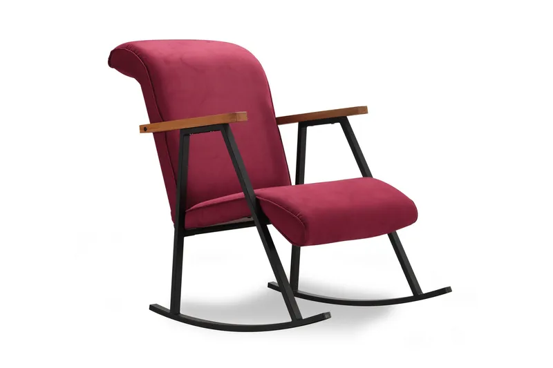 Elinore Gyngestol - Burgunder - Møbler - Stoler & lenestoler - Gyngestoler