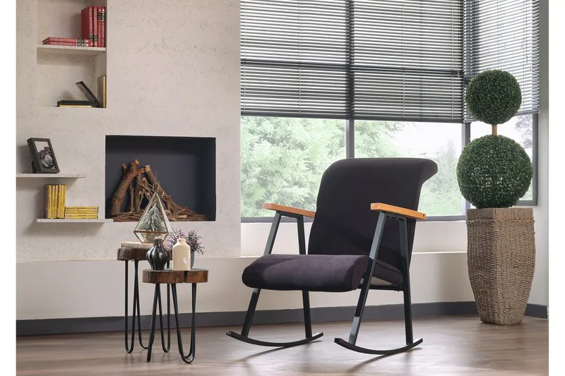 Elinore Gyngestol - Svart - Møbler - Stoler & lenestoler - Gyngestoler