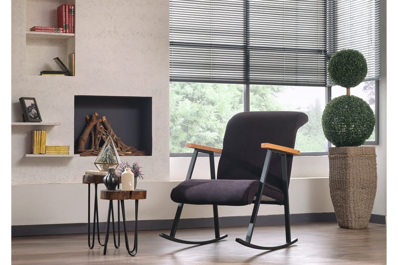 Elinore Gyngestol - Svart - Møbler - Stoler & lenestoler - Gyngestoler
