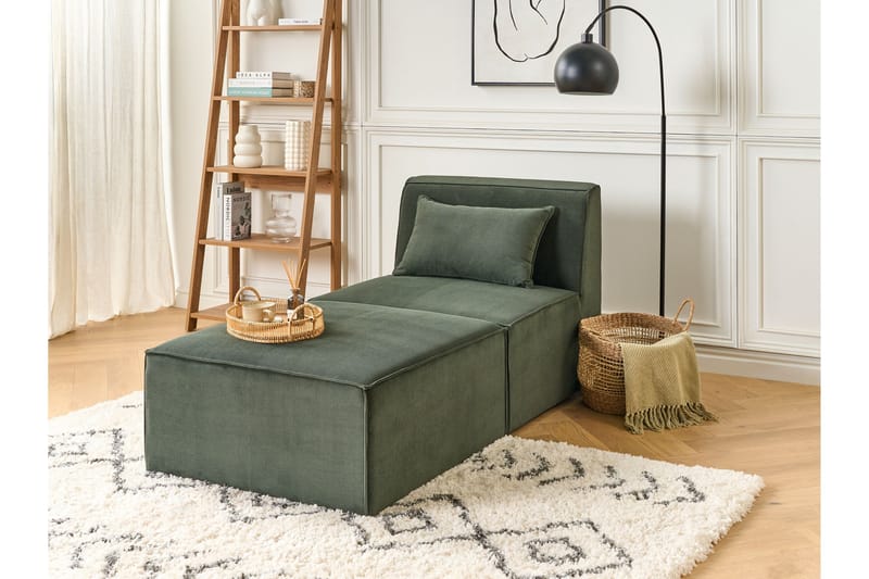 Fabjerg Sjeselong 83 cm - Grønn - Møbler - Stoler & lenestoler - Lenestoler - Sjeselonglenestol & divanlenestol