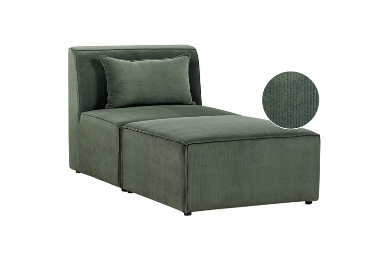 Fabjerg Sjeselong 83 cm - Grønn - Møbler - Stoler & lenestoler - Lenestoler - Sjeselonglenestol & divanlenestol