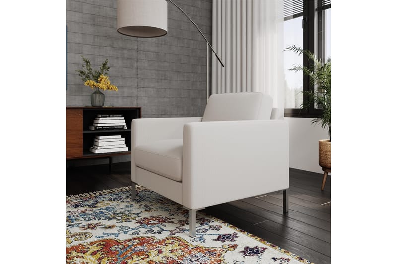 Fabry Lenestol Hvit - Queer Eye - Møbler - Stoler & lenestoler - Lenestoler