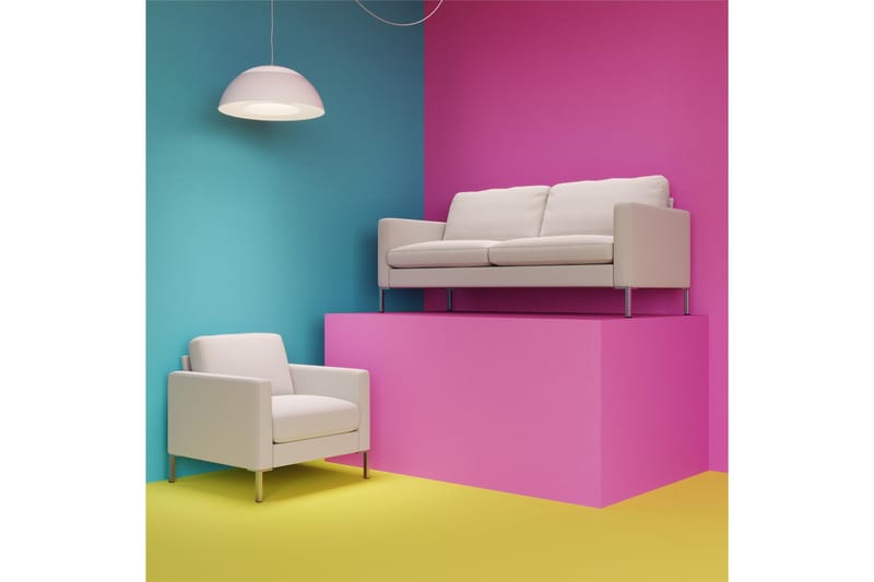 Fabry Lenestol Hvit - Queer Eye - Møbler - Stoler & lenestoler - Lenestoler