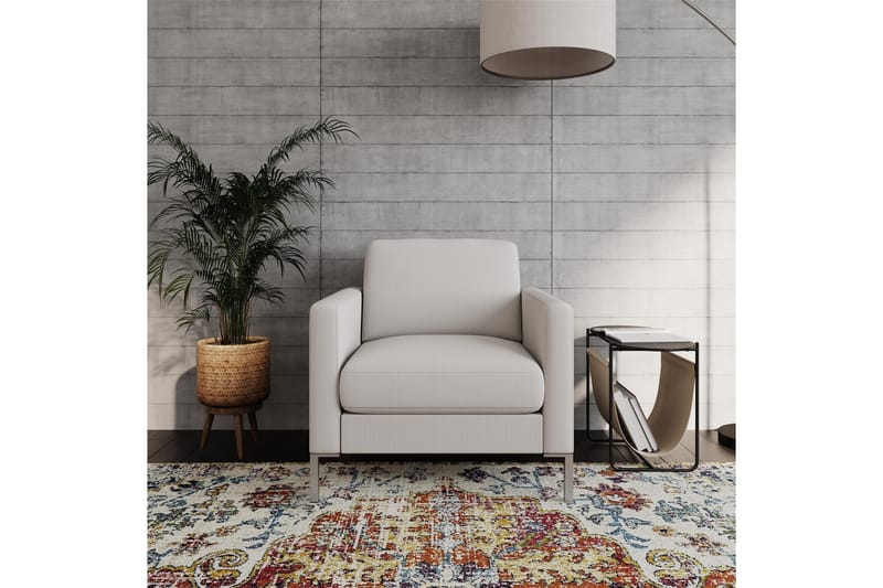 Fabry Lenestol Hvit - Queer Eye - Møbler - Stoler & lenestoler - Lenestoler