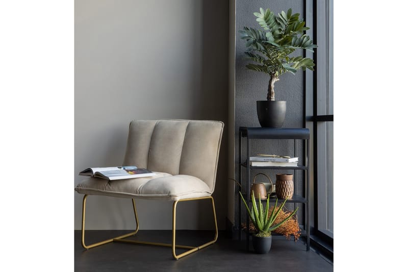 Fie Lenestol - Sand - Møbler - Stoler & lenestoler - Lenestoler