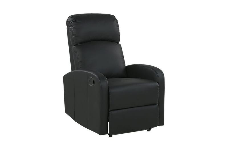 Forvirret Lenestol LED-belysning + USB-port - Svart - Møbler - Stoler & lenestoler - Lenestoler