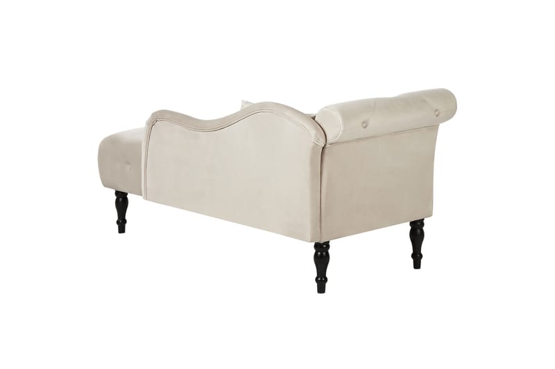 Frostorp Sjeselong 152 cm - Beige/Svart - Møbler - Stoler & lenestoler - Lenestoler - Sjeselonglenestol & divanlenestol