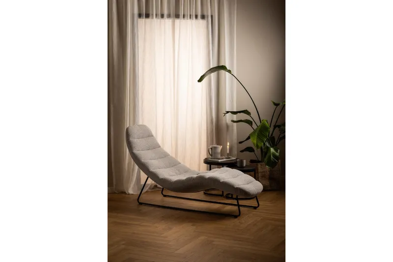 Greenmont Sjeselong 63 cm - Beige - Møbler - Stoler & lenestoler - Lenestoler - Sjeselonglenestol & divanlenestol