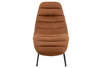 Greenmont Sjeselong 63 cm - Brun - Møbler - Stoler & lenestoler - Lenestoler - Lenestol skinn