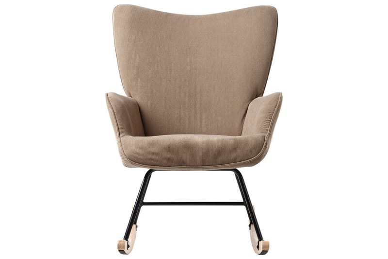 Gyngestol Arset Beige/svart/lyst tre - Beige/svart/lyst tre - Møbler - Stoler & lenestoler - Lenestoler