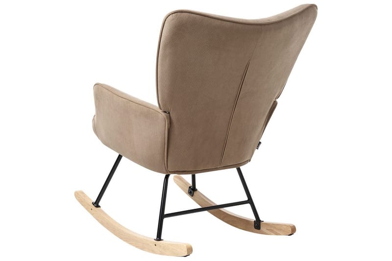 Gyngestol Arset Beige/svart/lyst tre - Beige/svart/lyst tre - Møbler - Stoler & lenestoler - Lenestoler