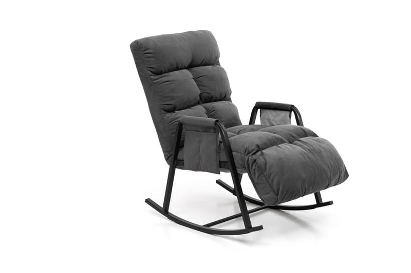 Gyngestol Atelier Del Sofa Lena Single (60 x 60 x 70 cm) Grå - Møbler - Stoler & lenestoler - Lenestoler