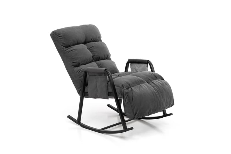 Gyngestol Atelier Del Sofa Lena Single (60 x 60 x 70 cm) Grå - Møbler - Stoler & lenestoler - Lenestoler