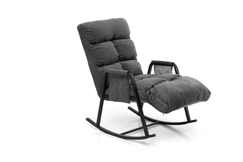 Gyngestol Atelier Del Sofa Lena Single (60 x 60 x 70 cm) Grå - Møbler - Stoler & lenestoler - Lenestoler