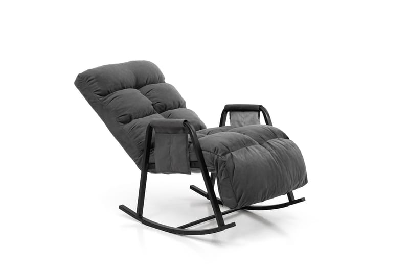 Gyngestol Atelier Del Sofa Lena Single (60 x 60 x 70 cm) Grå - Møbler - Stoler & lenestoler - Lenestoler