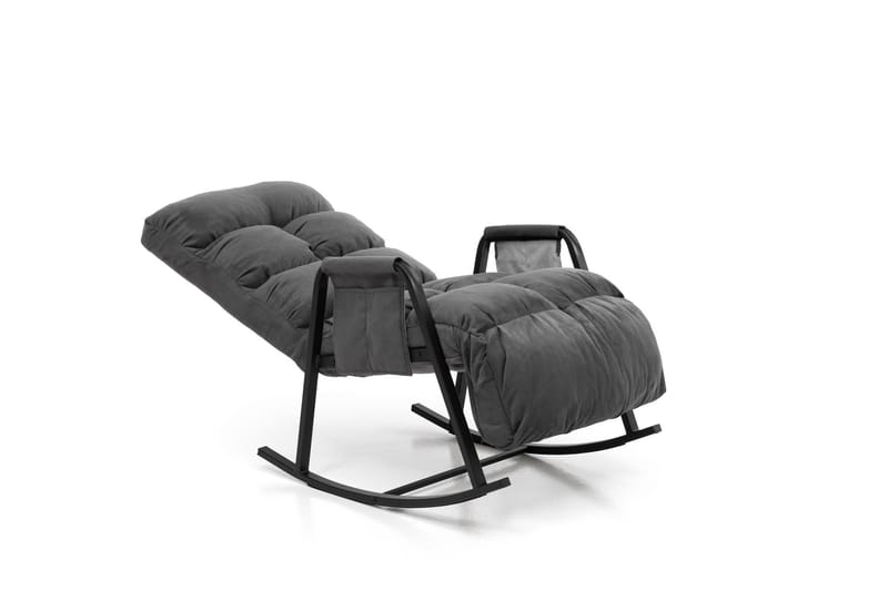 Gyngestol Atelier Del Sofa Lena Single (60 x 60 x 70 cm) Grå - Møbler - Stoler & lenestoler - Lenestoler