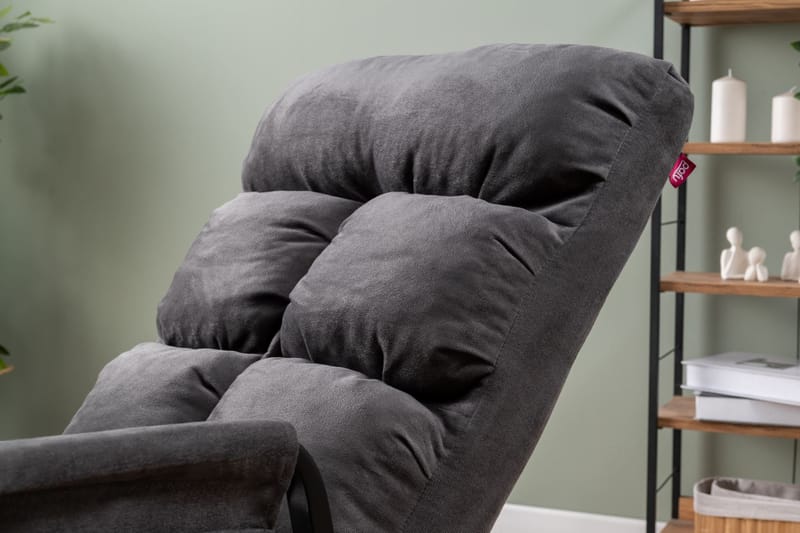 Gyngestol Atelier Del Sofa Lena Single (60 x 60 x 70 cm) Grå - Møbler - Stoler & lenestoler - Lenestoler