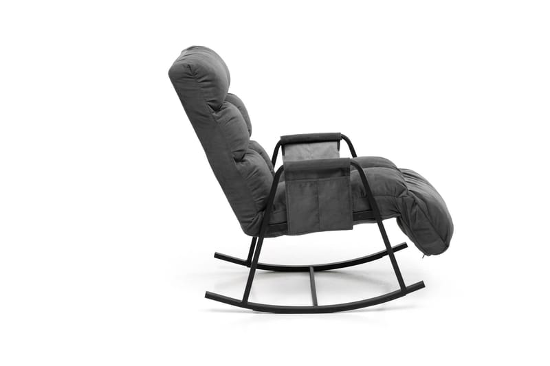 Gyngestol Atelier Del Sofa Lena Single (60 x 60 x 70 cm) Grå - Møbler - Stoler & lenestoler - Lenestoler