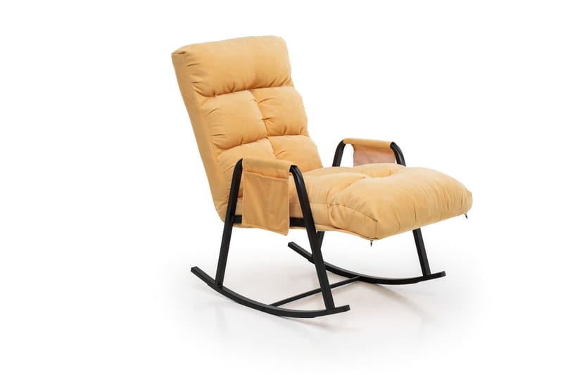 Gyngestol Atelier Del Sofa Lena Single (60 x 60 x 70 cm) Sennep - Møbler - Stoler & lenestoler - Lenestoler