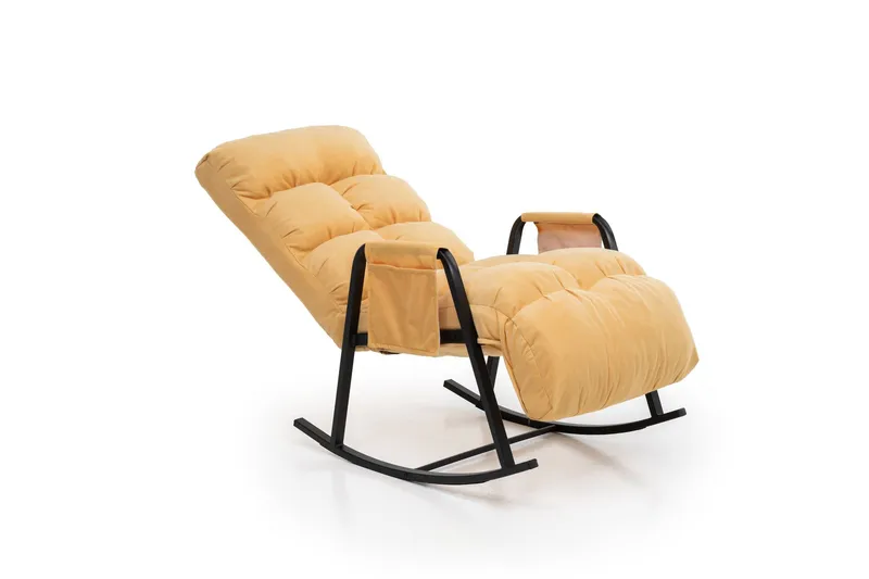 Gyngestol Atelier Del Sofa Lena Single (60 x 60 x 70 cm) Sennep - Møbler - Stoler & lenestoler - Lenestoler