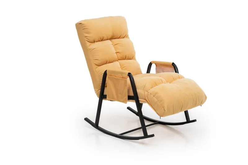 Gyngestol Atelier Del Sofa Lena Single (60 x 60 x 70 cm) Sennep - Møbler - Stoler & lenestoler - Lenestoler