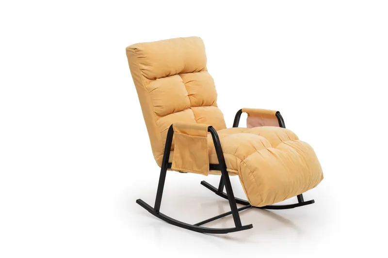 Gyngestol Atelier Del Sofa Lena Single (60 x 60 x 70 cm) Sennep - Møbler - Stoler & lenestoler - Lenestoler
