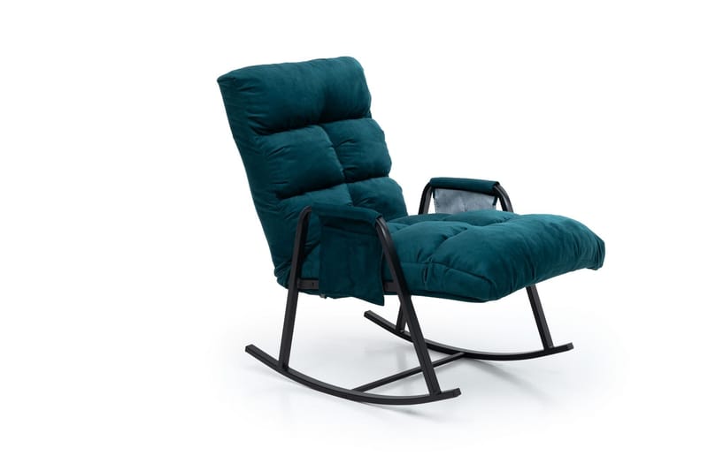 Gyngestol Atelier Del Sofa Lena Single (60 x 60 x 70 cm) Petrol Green - Møbler - Stoler & lenestoler - Lenestoler