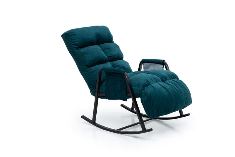 Gyngestol Atelier Del Sofa Lena Single (60 x 60 x 70 cm) Petrol Green - Møbler - Stoler & lenestoler - Lenestoler