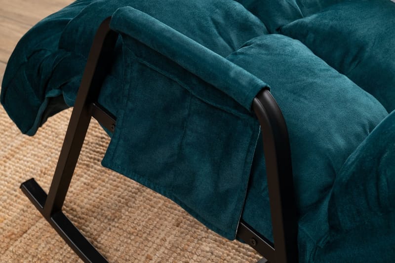 Gyngestol Atelier Del Sofa Lena Single (60 x 60 x 70 cm) Petrol Green - Møbler - Stoler & lenestoler - Lenestoler