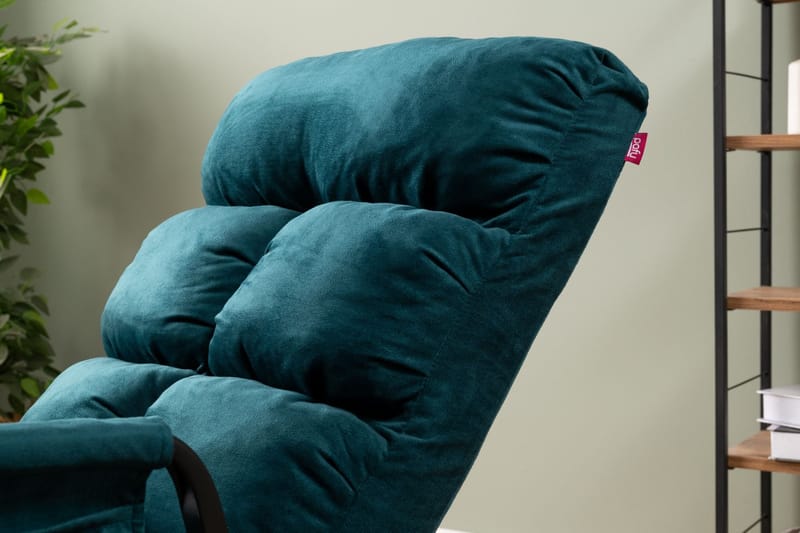 Gyngestol Atelier Del Sofa Lena Single (60 x 60 x 70 cm) Petrol Green - Møbler - Stoler & lenestoler - Lenestoler