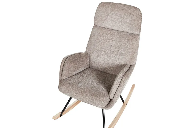 Gyngestol Kvelia - Beige, brun, svart - Møbler - Stoler & lenestoler - Lenestoler