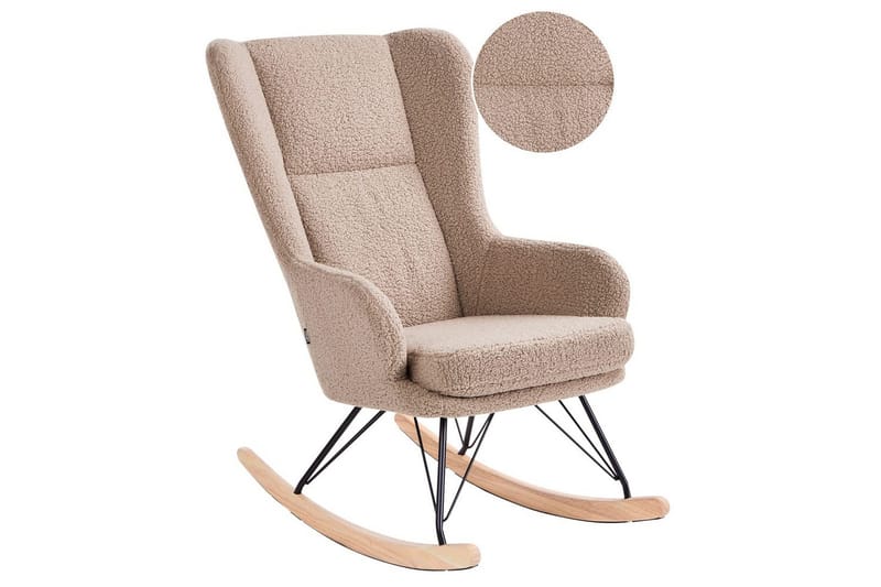 Gyngestol Luoma - Beige, svart, brun - Møbler - Stoler & lenestoler - Lenestoler
