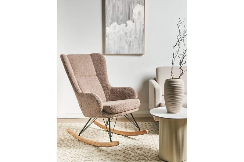 Gyngestol Luoma - Beige, svart, brun - Møbler - Stoler & lenestoler - Lenestoler