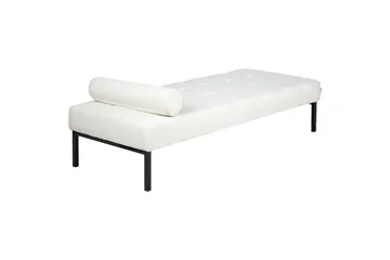 Hagerso Sjeselong 178 cm - Svart/Hvit - Møbler - Sofaer - Dagsenger